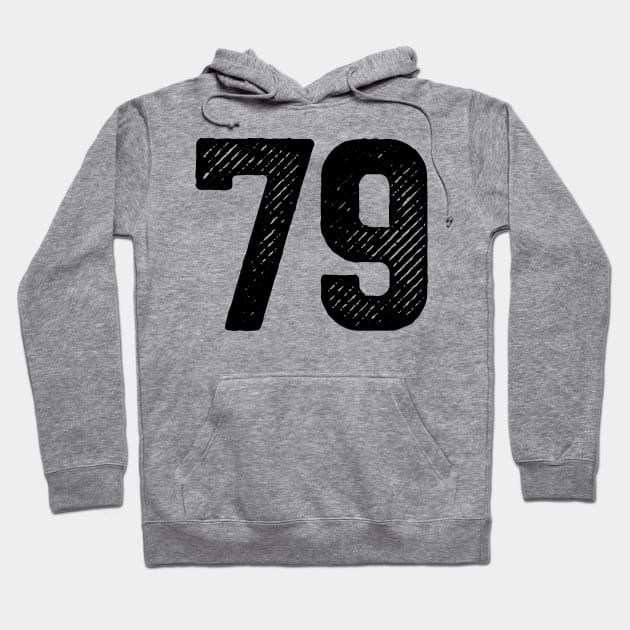 Seventy Nine 79 Hoodie by colorsplash